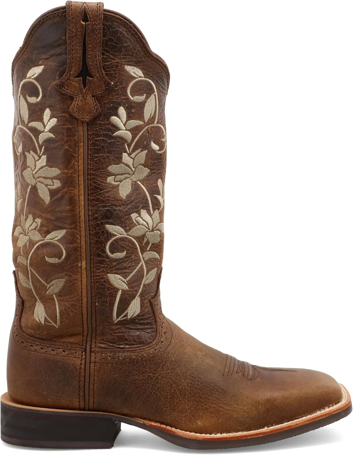 Twisted X Women's 13" Ruff Stock, Wide Square Toe