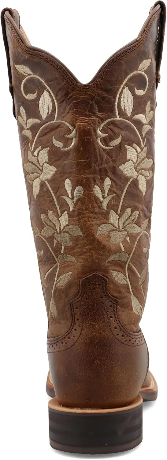 Twisted X Women's 13" Ruff Stock, Wide Square Toe