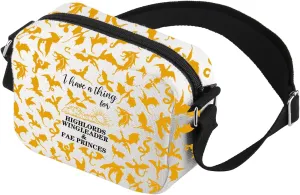UJIMS 4th Wing Crossbody Bag Dragon Rider Fans Gift Dark Romance Reader Gift Dragon Rider Merchandise