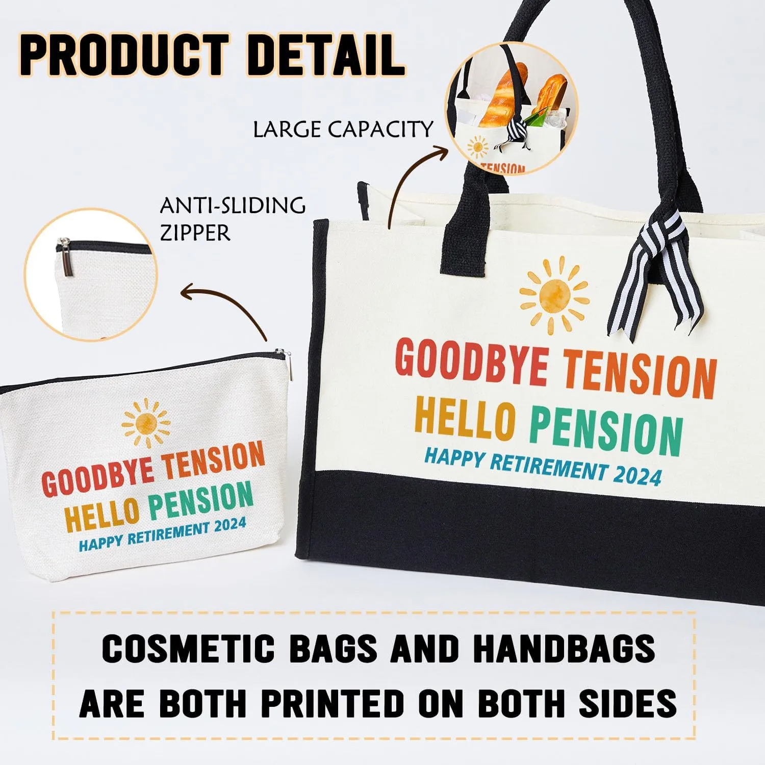 Undergo Retirement Tote Bag Gifts For Women, Coworker Leaving Gifts for Coworker Colleague Boss Leader Friends
