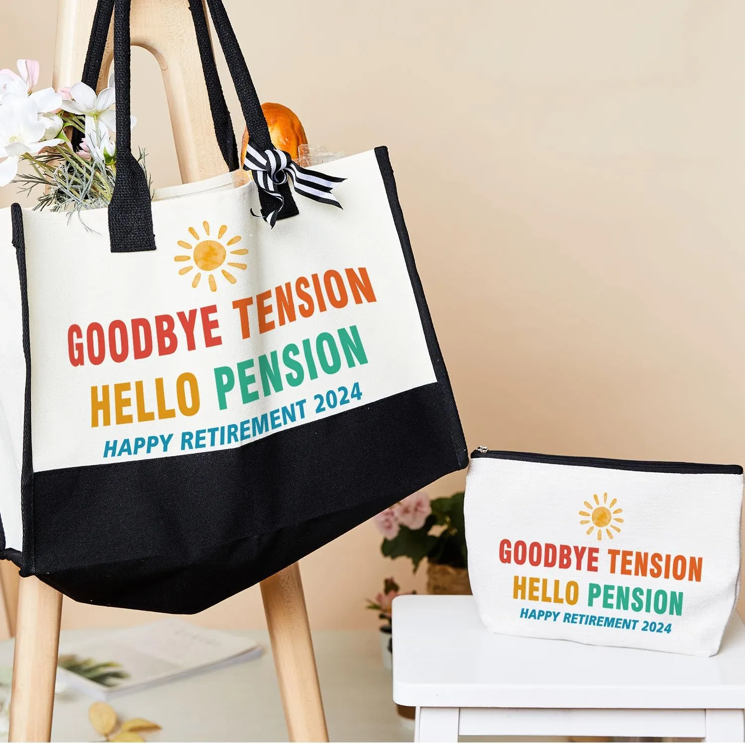 Undergo Retirement Tote Bag Gifts For Women, Coworker Leaving Gifts for Coworker Colleague Boss Leader Friends