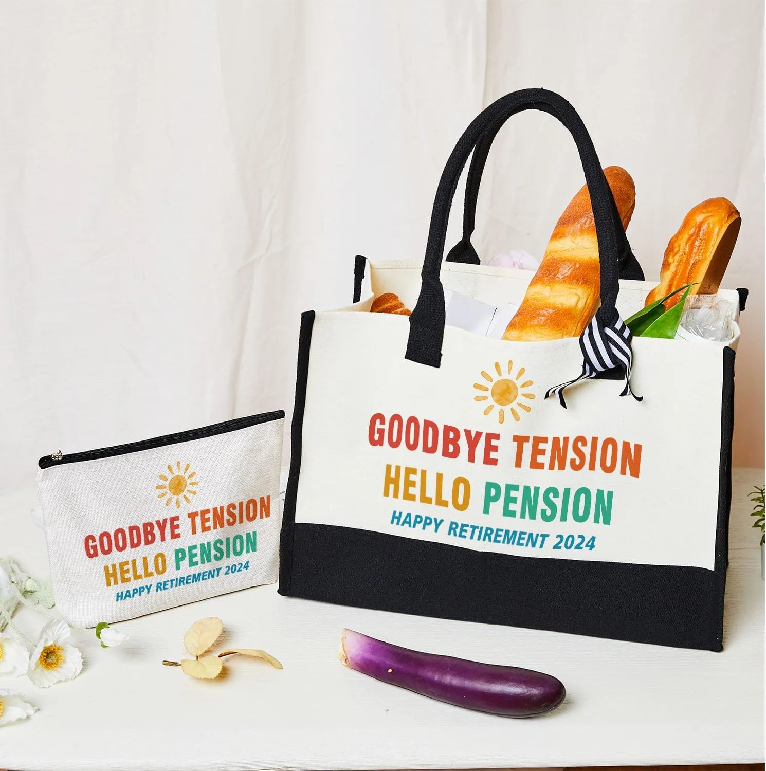 Undergo Retirement Tote Bag Gifts For Women, Coworker Leaving Gifts for Coworker Colleague Boss Leader Friends