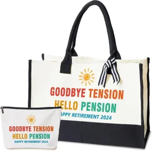 Undergo Retirement Tote Bag Gifts For Women, Coworker Leaving Gifts for Coworker Colleague Boss Leader Friends