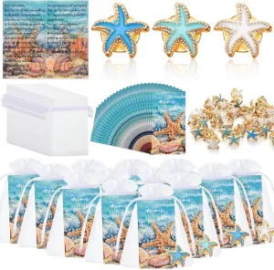 Unittype 60 Sets Employee Appreciation Gifts Starfish Pins Inspirational Cards with Organza Bag Thank You Gifts for Graduation Students Teachers Volunteer Nurse