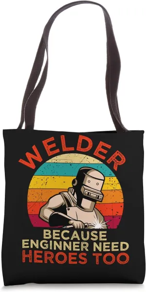USA American Welding Worker Metalworking Lover Welder Tote Bag