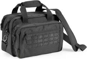 VEAGIA Range Bag,Pistol Case,Gun Range Bags For Handguns And Ammo Pouch 2 Pistols Soft Carrying Shooting Bag