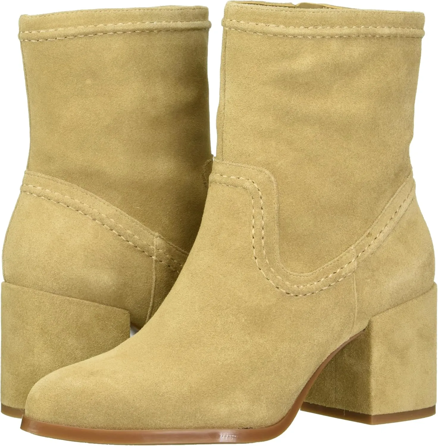 Vince Camuto Women's Pailey Block Heel Boot Mid Calf