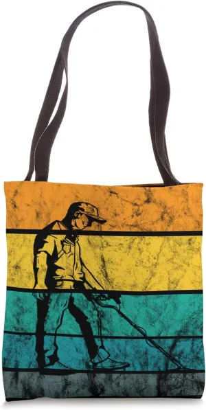 Vintage Retro Metal Detecting Valuable Relic Hunter Detects Tote Bag