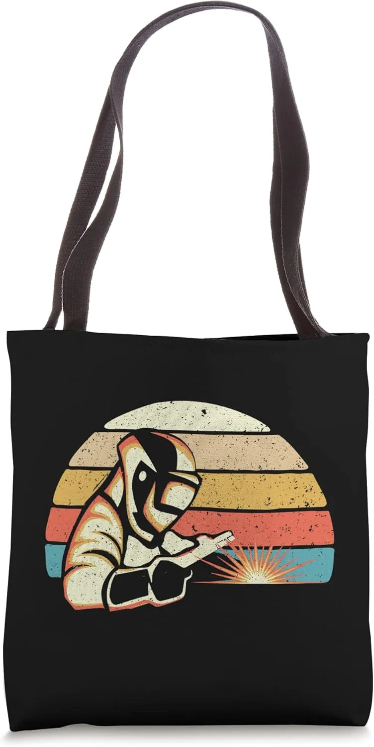 Vintage Welder - Ironworker Metalworking Welding Lover Tote Bag