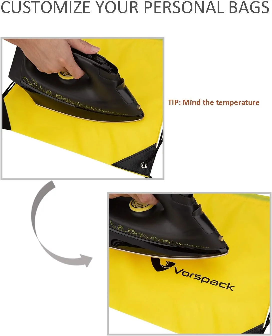 Vorspack Drawstring Backpack 20 Pieces for Party Gym Sport Trip