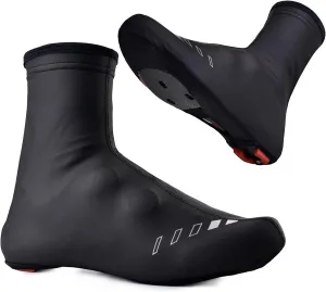 Waterproof Cycling Shoe Covers Winter Warm Overshoes, Water Resistant Bike Shoes Cover Thermal Non-Slip Men Women for MTB Mountain Road Bicycle Shoes