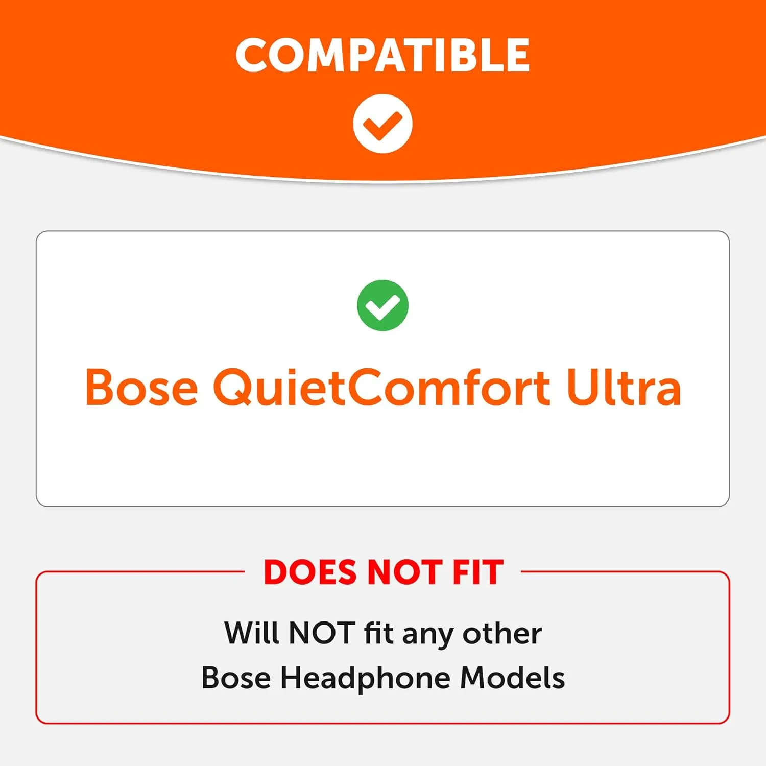 WC PadZ QC Ultra - Upgraded Earpads for Bose QuietComfort Ultra Made by Wicked Cushions | Enhanced Comfort & Thickness | Upgraded Memory Foam & Premium Materials | Geo Grey