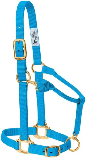 Weaver Leather Original Adjustable Nylon Horse Halter, Small Horse, Blue