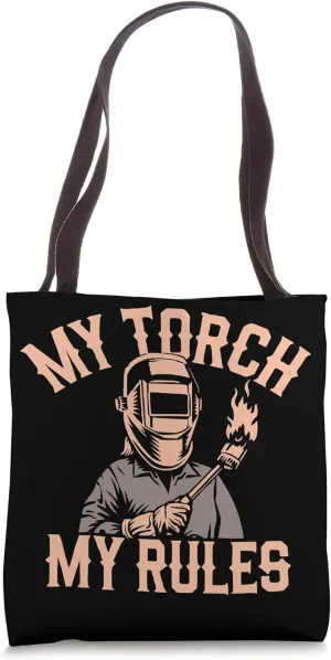 Welder Girl Weld Profession Metal Worker Welding Tote Bag