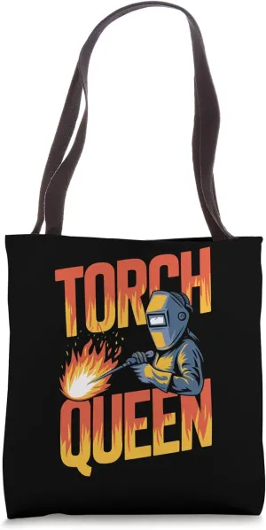 Welder Girl Weld Profession Metal Worker Welding Tote Bag