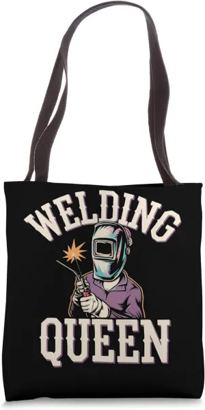 Welder Girl Weld Profession Metal Worker Welding Tote Bag