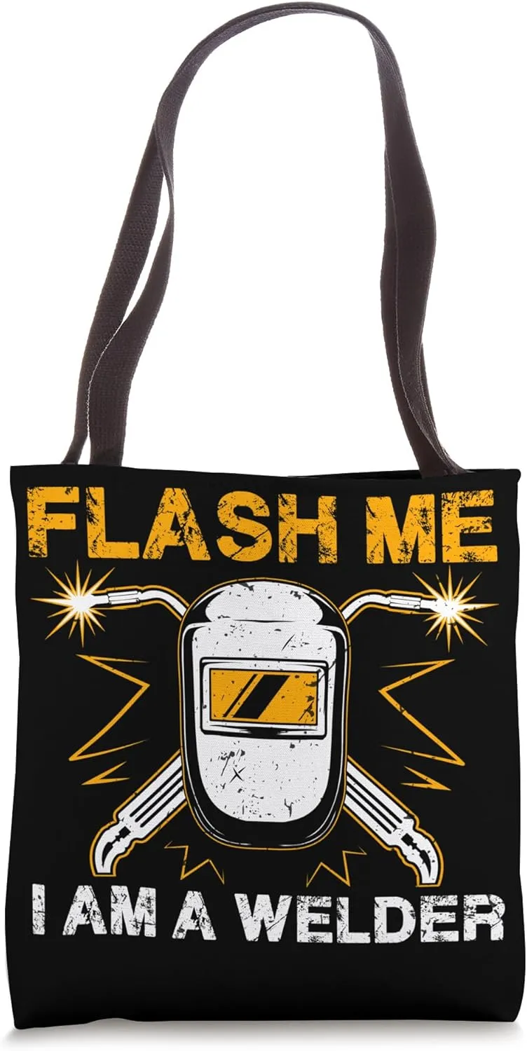 Welding Welder Weld Men Dad Accessories Store Metal Worker Tote Bag