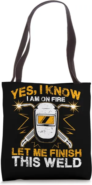 Welding Welder Weld Men Dad Accessories Store Metal Worker Tote Bag