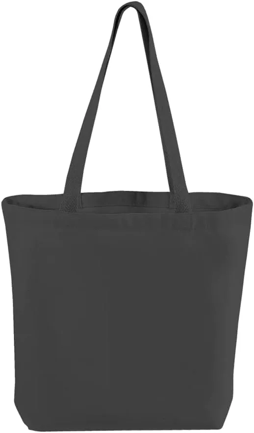 Wholesale Canvas Tote Bags, 15"W x 16"H x 3"G, Cotton Reusable Grocery Shopping Bags, Blank, DIY Painting Printing Embroidery