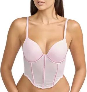 Womens Embellished Corset Bra Top