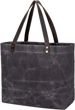 Women's OverSize Canvas Tote Bags,Shoulder Canvas Large Portable Durable Reusable Shopping Grocery Bag