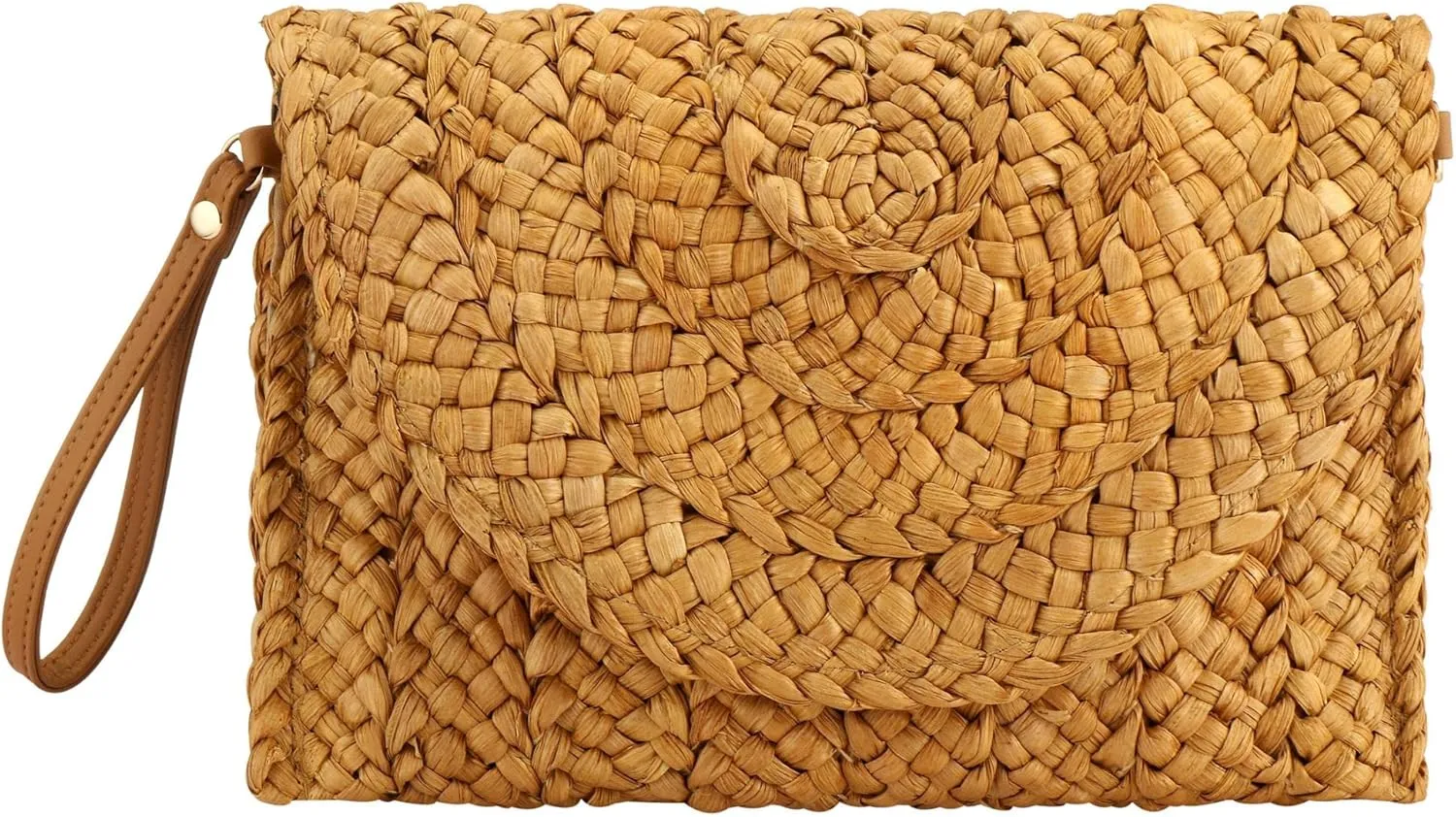 YYW Summer Straw Clutch Envelope Woven Shoulder Bag Crossbody Handbag Purse Wallet for Women