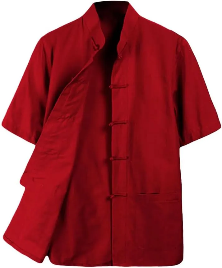 ZooBoo Tai Chi Clothing Wing Chun Kung Fu Clothes Short Sleeves Tang Shirt