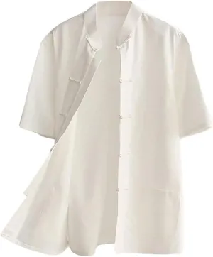 ZooBoo Tai Chi Clothing Wing Chun Kung Fu Clothes Short Sleeves Tang Shirt