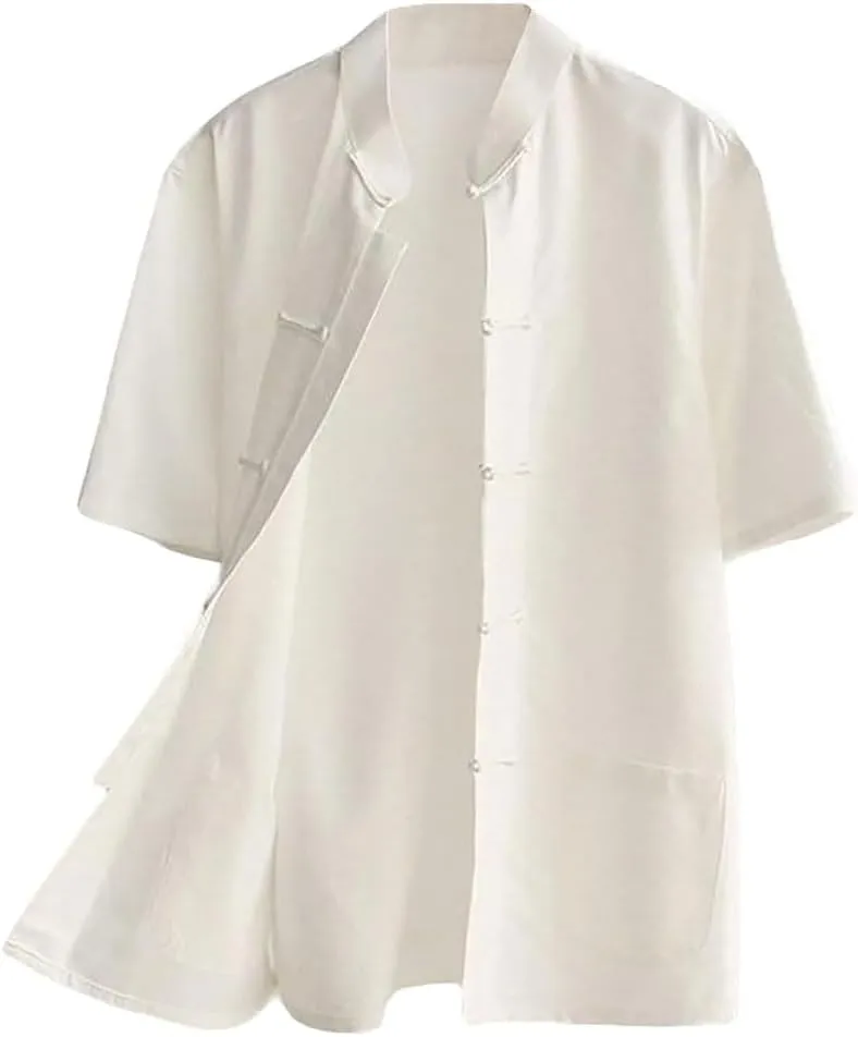 ZooBoo Tai Chi Clothing Wing Chun Kung Fu Clothes Short Sleeves Tang Shirt
