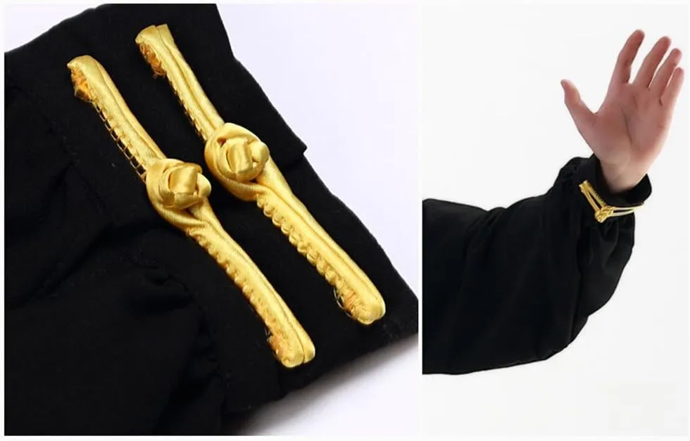 ZooBoo Unisex Cotton and Silk Dragon Embroidery Long Sleeves Tai Chi Uniform Suit Martial Arts Wing Chun Clothing