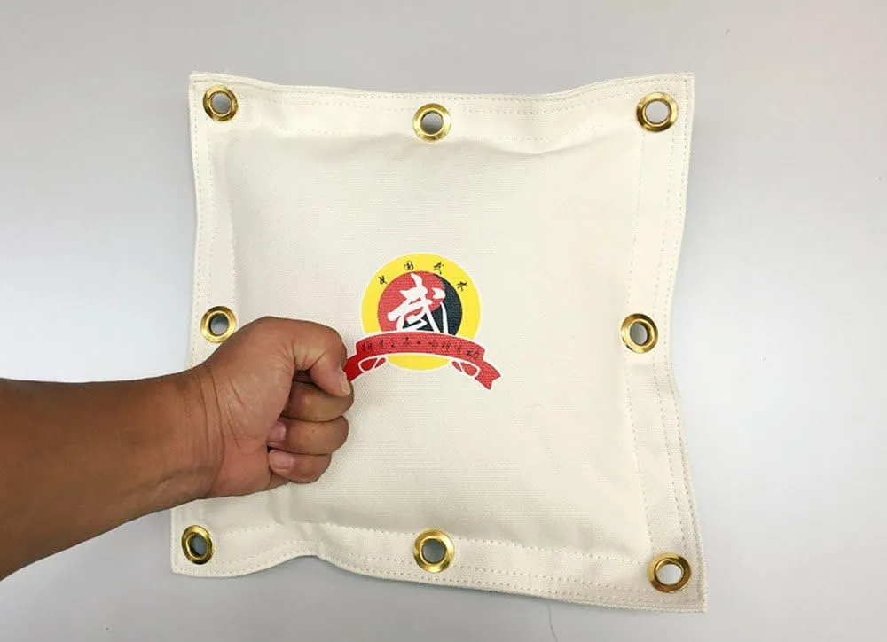 ZooBoo Wall Canvas Punching Bag - Wing Chun Martial Art Kung Fu Kick Wall Training Boxing Punch Kick Mount Bracket Striking Mounted Target Bags